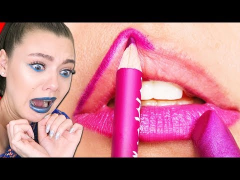 Видео: Стыдно За ТАКИЕ Лайфхаки!Правильно красим губы