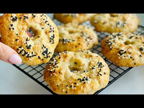 Видео: Творожные бейглы! Диета и похудение! Никакой муки