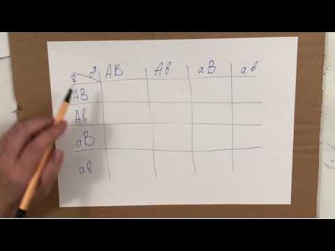 Видео: ЕНТ по Биологии. Решаем задачу на дигибридное скрещивание