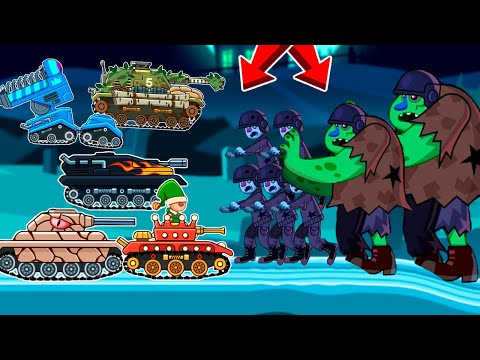 Видео: ВСЕ Обычные ТАНКИ В Режиме: ТАНКИ VS ЗОМБИ! Кто СИЛЬНЕЕ? Hills of Steel