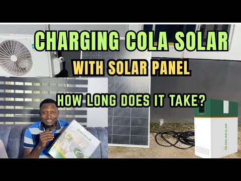 Видео: Зарядка генератора Cola Sola от солнечной панели: сколько времени это займет?