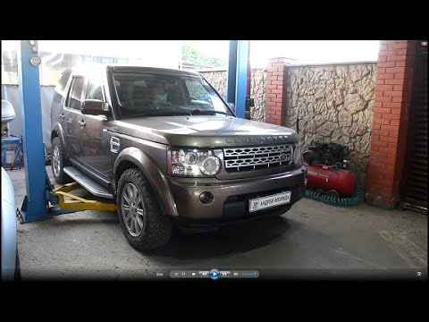 Видео: Замена ламп ближнего света D3S на светодиодные лампы на Land Rover Discovery 4 Ленд Ровер Дискавери