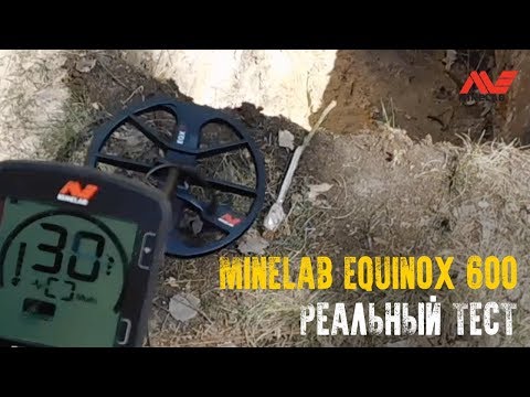 Видео: Тест Minelab Equinox 600 | Тест на глубину обнаружения различных целей