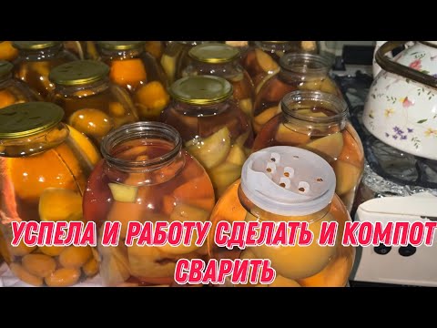 Видео: Успела и работу сделать и компот сварить