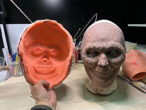 Видео: Отливаю первую маску «Короля тыкв»