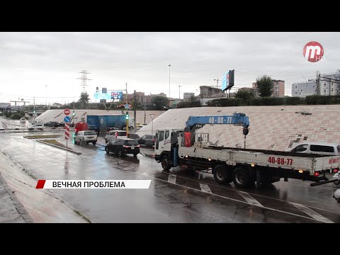 Видео: В Улан-Удэ изо дня в день одна на ключевых дорожных артериях города образуются пробки