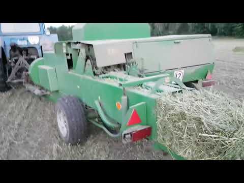 Видео: Тюковка люцерни тюкопрес сіпма мтз82