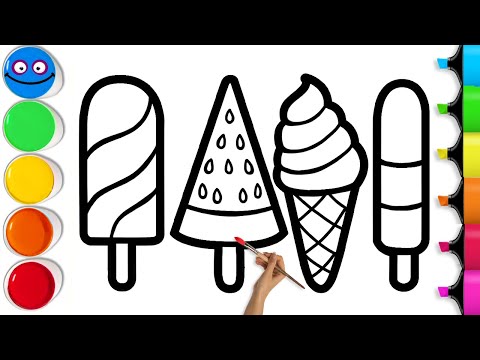 Видео: Как нарисовать УДИВИТЕЛЬНОЕ мороженое | Простой пошаговый урок