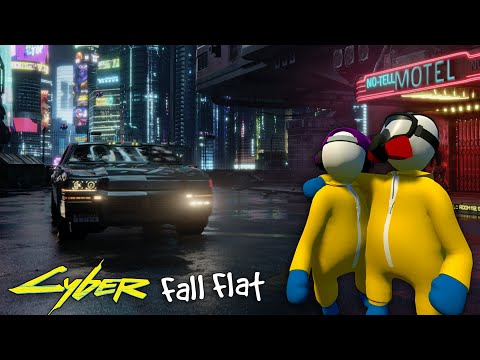 Видео: КАК МЫ СЮДА ПОПАЛИ, БРО? ГОРОД В СТИЛЕ CYBERPUNK В HUMAN: FALL FLAT