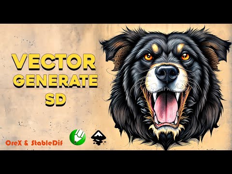 Видео: Векторный арт в Stable Diffusion и векторизация
