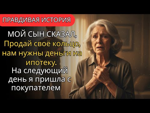 Видео: Сын сказал, Продай кольцо, нам нужны деньги на ипотеку, На следующий день я привела покупателя