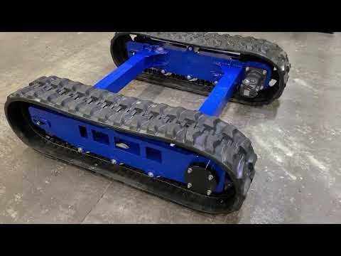 Видео: Гусеничное шасси для малогабаритной буровой установки массой 3 тонны