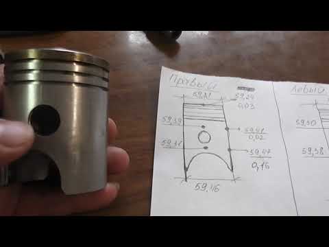 Видео: геометрия поршней шестого размера фирмы альмет