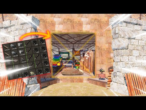 Видео: Зарейдили дом с 1000 С4 в Раст/Rust! Выживание на сервере Х1000 в RUST!