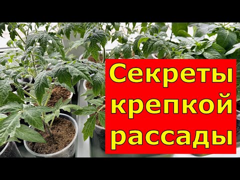 Видео: Забыла что такое ХИЛАЯ РАССАДА томатов! Делюсь опытом!