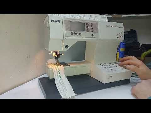 Видео: Швейная машина Pfaff петляет