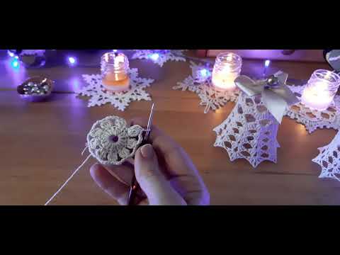 Видео: МК Колокольчик на ёлку крючком.Bell on the tree crochet. Dzwonek na szydełku na drzewie.