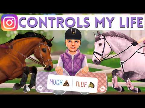 Видео: Instagram контролирует мою конную жизнь 24 часа! | Реалистичная ролевая игра Star Stable