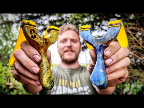 Видео: Изготовление двух рогаток из одной ветки