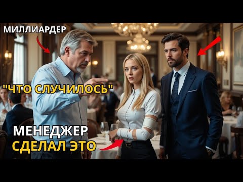 Видео: Тайный директор увидел официантку с сломанной рукой, то, что он узнал, довело его до слёз