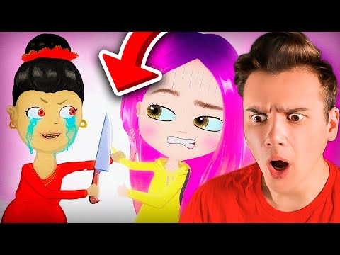 Видео: ЗЛЫЕ СОСЕДИ НАСТИК 😡🔪 Анимация Настик *Реакция* 👧🏻 NasTik Истории Про Соседей 3 | Рома Субботин