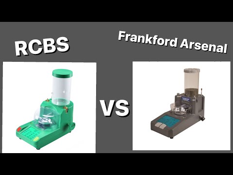 Видео: Frankford Arsenal Intellidropper против RCBS ChargeMaster Lite/Link
