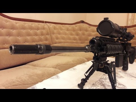 Видео: Снайперская Сайга Часть 1. Удлинитель ствола 410кал
