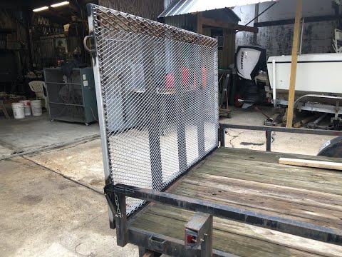 Видео: Еще одна самодельная погрузочная рампа для прицепа, только лучше.