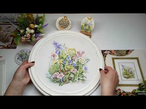 Видео: Готовая вышивка Lanarte #34319