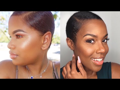 Видео: Я попробовала сделать причёску из коротких натуральных волос по методу Алиссы Эшли! | Ниа Хоуп