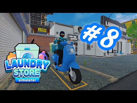 Видео: ОТКРЫЛИ ДОСТАВКУ ТРУХАНОВ - LAUNDRY STORE SIMULATOR #8