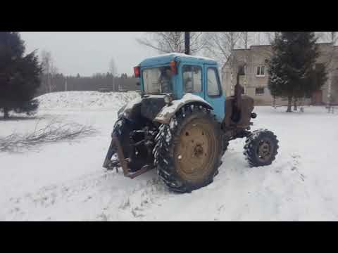 Видео: Едем за дровами на мтз 50