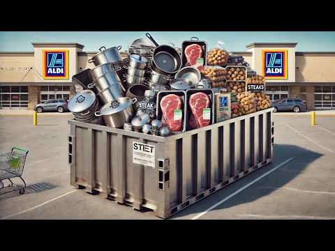 Видео: Поиск мусорных контейнеров в Aldi #785