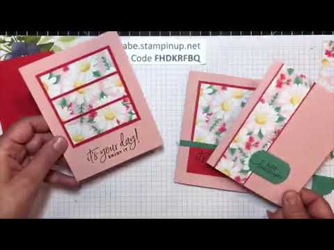 Видео: 6" x 6" одностраничный "Чудо с цветами на все времена года" DSP