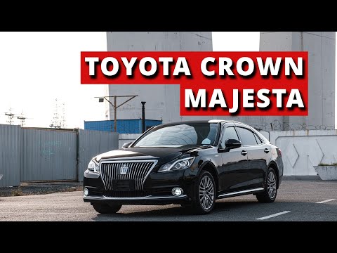 Видео: "Королевский" гибридный седан | Обзор Toyota Crown Majesta с аукциона Японии