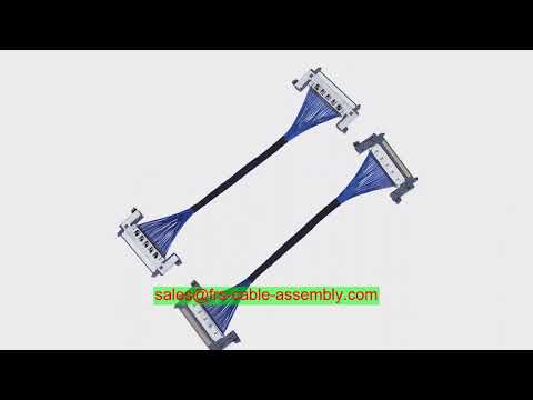 Видео: Завод по сборке кабелей LVDS CABLE IPEX 20453-040T and MINI HDMI UL10005 40# coaxial cable..... Cabl