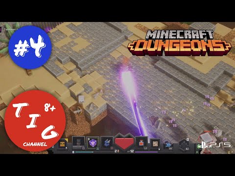 Видео: Minecraft Dungeons (Майнкрафт Подземелья) прохождение игры на Playstation 5. Часть 4. В формате 4K