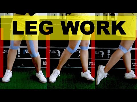 Видео: Положения коленей при ударе в гольфе — Гольф с Мишель Лоу