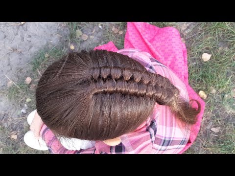 Видео: Коса бесконечность голландская, с подплетами // Dutch infinity braid