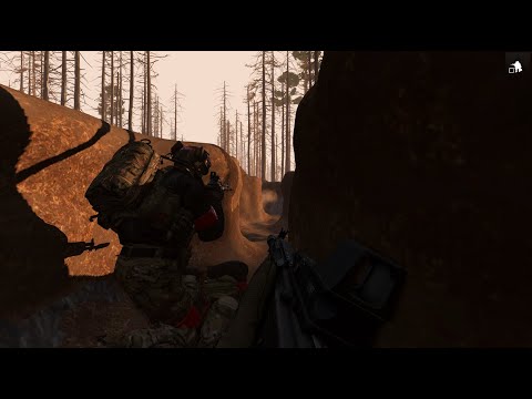 Видео: Штурм окопов от лица ВСРФ | FRONTLINE | Arma 3