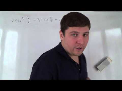 Видео: Тригонометрические уравнения с заменой переменных и сложным аргументом Алгебра 10 класс