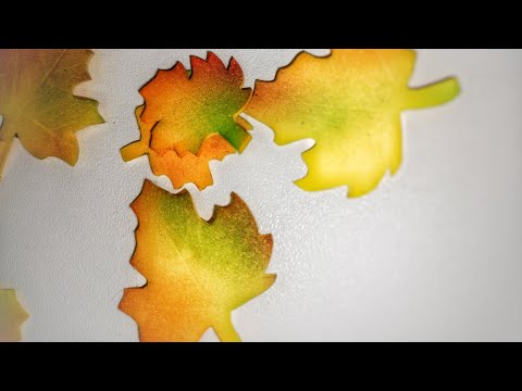 Видео: Осенний лист из фоамирана