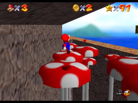 Видео: Прохождение Super Mario 64 Tall Tall Mountain