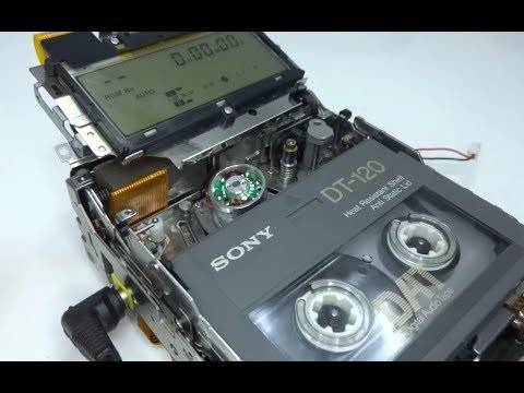 Видео: Разборка и ремонт цифрового аудиокассетного плеера Walkman от Sony TCD-D3
