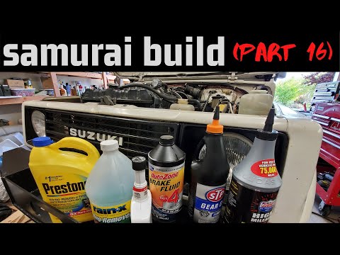 Видео: Сборка самурая (часть 16) Масла, жидкости и тест-драйв!