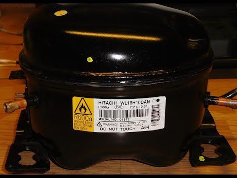 Видео: Инверторный Компрессор Холодильника HITACHI WL16H10DAN Разбор