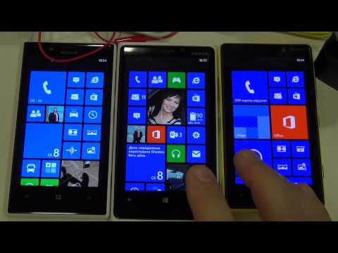 Видео: ГаджеТы: сравнение моделей Nokia Lumia 720, Nokia Lumia 820, Nokia Lumia 920