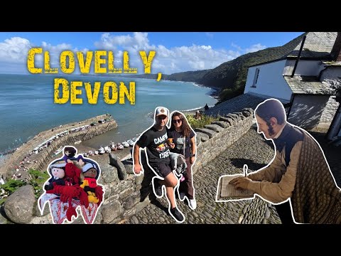 Видео: 🇬🇧 Clovelly–Английская деревня на склоне скалы высотой 120м   #жизньванглии #viral #video #vlog  