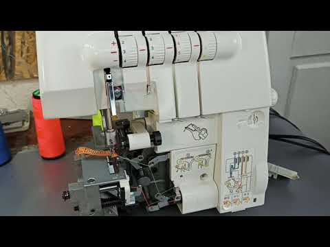 Видео: Работа петлителей на оверлоке SilverKrest