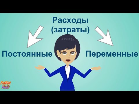 Видео: Как определить постоянные и переменные затраты предприятия